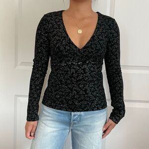 Vintage sparkly top 